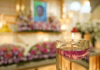 エレガントな祭壇