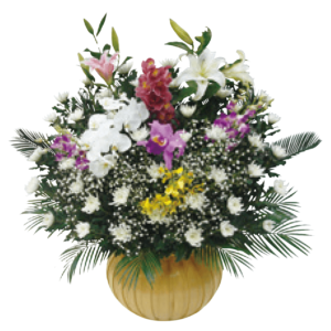 生花（祭壇脇用竹籠）3